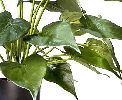 Alocasia - Kunstig Grøn Plante