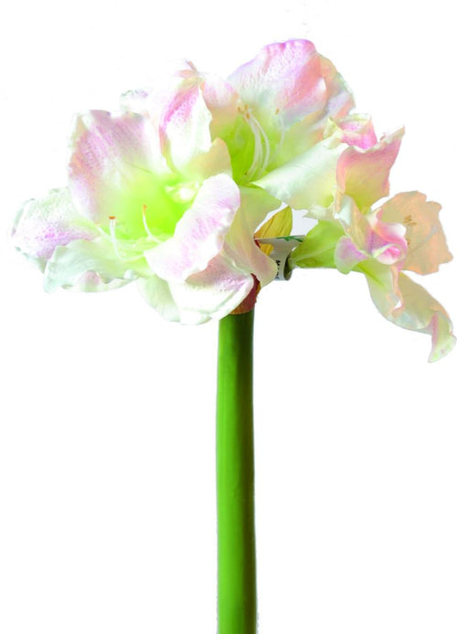 Kunstig Amaryllis 3 Blomster Hvid 70Cm