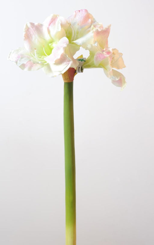 Kunstig Amaryllis 3 Blomster Hvid 70Cm
