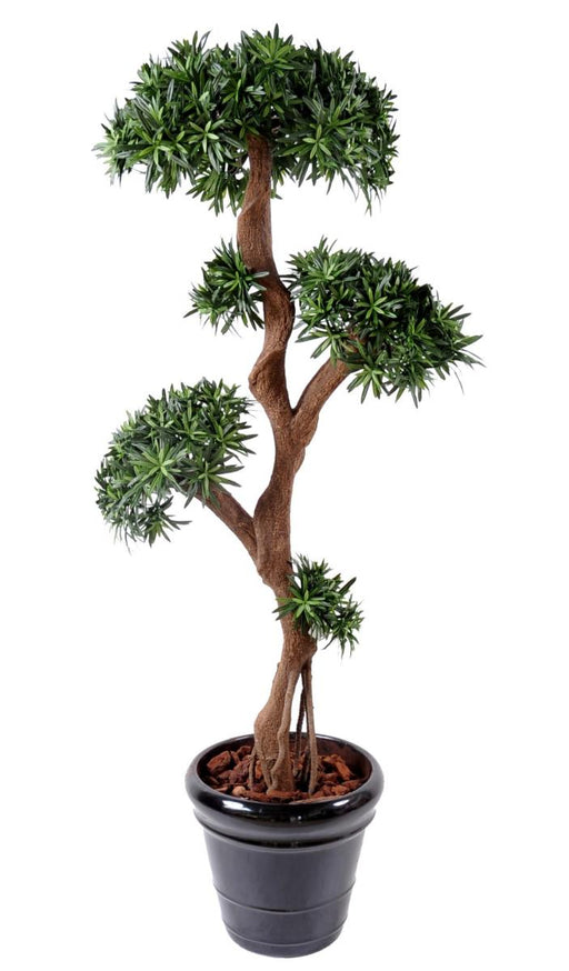 Kunstigt Podocarpus Træ 5 Hoveder 165 Cm