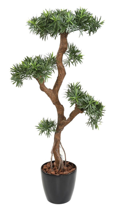 Kunstigt Podocarpus Skytræ H135Cm Til Udendørs