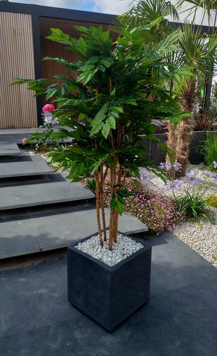 Kunstigt Avnbøg Træ 5 Stammer 150 Cm Indendørs Plante