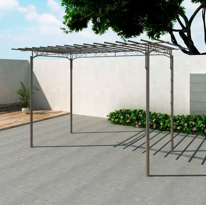 Simpel Jern Pergola Havebue