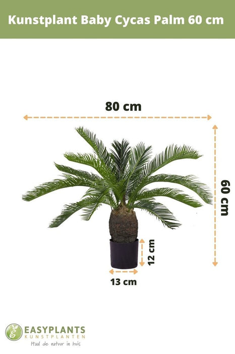 Baby Cycas - Kunstig Håndflade