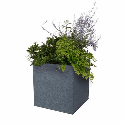 Antracit Firkantet Blomsterkasse Til Altan 31L