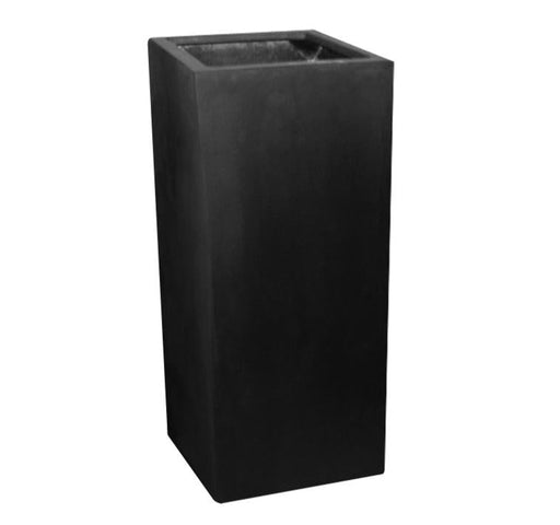 Black Cube Blomsterkasse H.80X40Cm Fiberstone