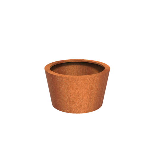 Cado Blomsterkasse I Rusten Corten Stål 60Cm