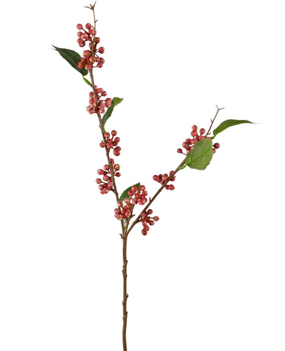 Lyserøde Bær - Kunstig Blomstergren
