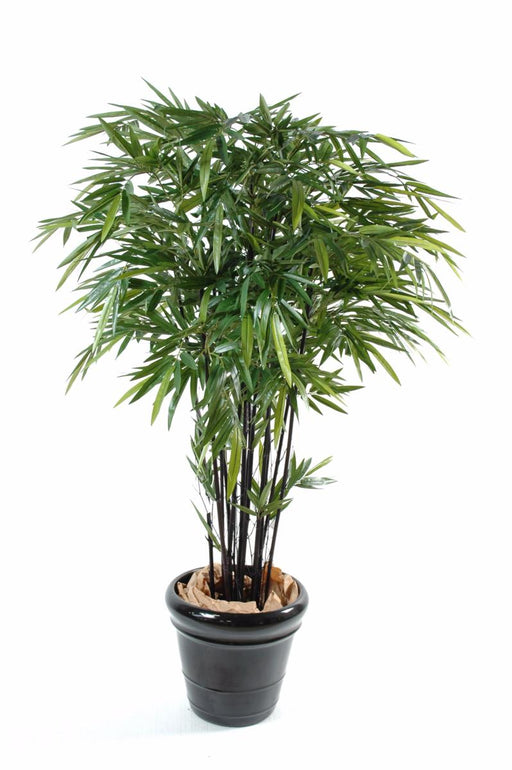 Kunstig Bambus 180 Cm Grøn Sort Med 12 Stokke