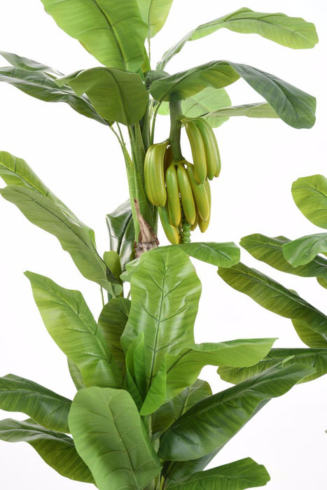 Kunstigt Banantræ 180 Cm Med Bundt Bananer
