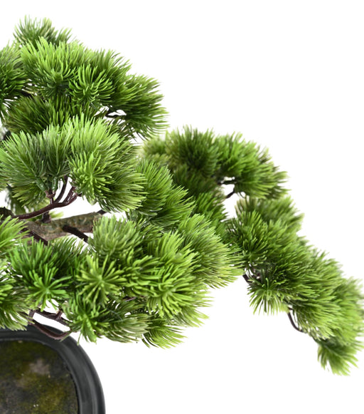 Kunstig Bonsai Fyr 37Cm Med Dekorativ Kop