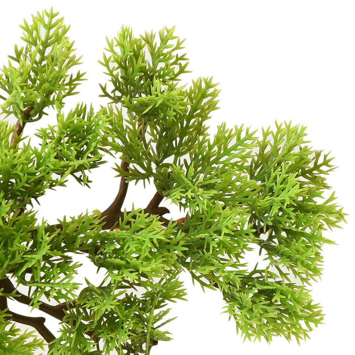 Kunstig Cypres Bonsai Med Pot 60 Cm Grøn