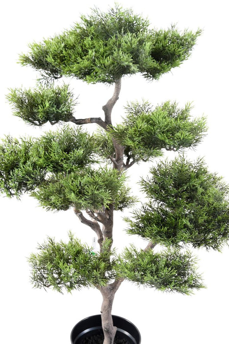Kunstig Fyrretræ Bonsai 95 Cm Syntetisk Plante