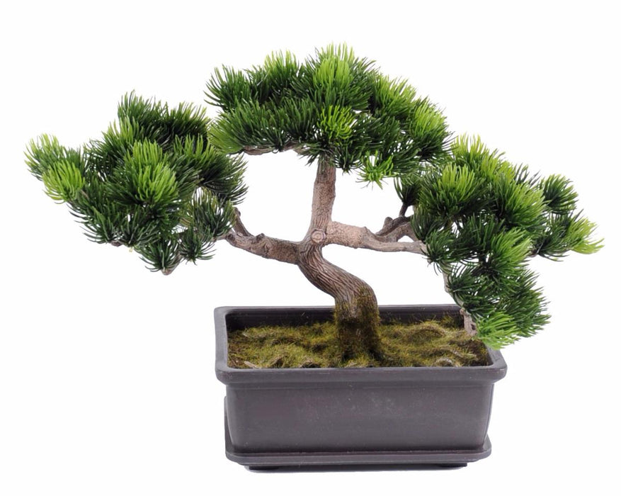 Kunstig Plast Fyrretræ Bonsai Til Indendørs Og Udendørs