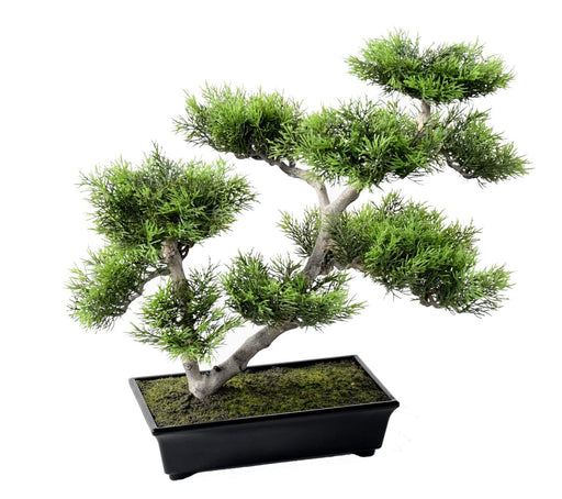 Kunstig Fyrretræ Bonsai Til Indendørs Og Udendørs 42 Cm