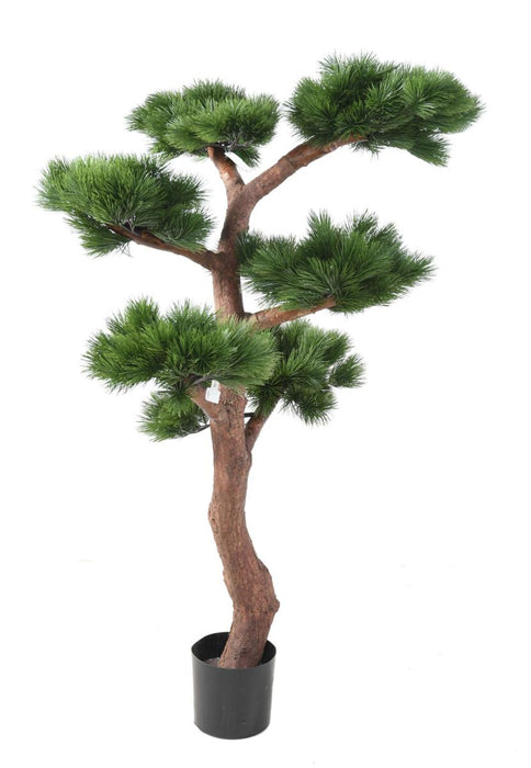 Uv-Resistent Kunstig Fyrretræ Bonsai 150 Cm Dekorativ Plante