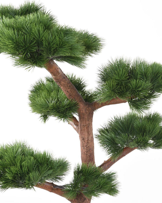 Uv-Resistent Kunstig Fyrretræ Bonsai 150 Cm Dekorativ Plante