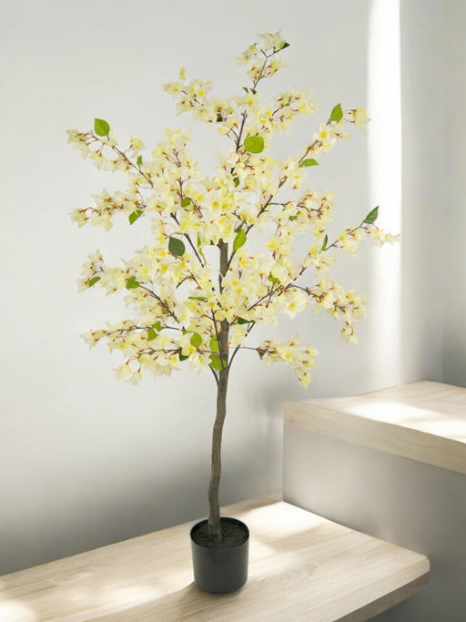 Hvid Bougainvillea - Kunstigt Træ