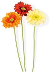 Kunstig Buket Rød Gerbera 50 Cm