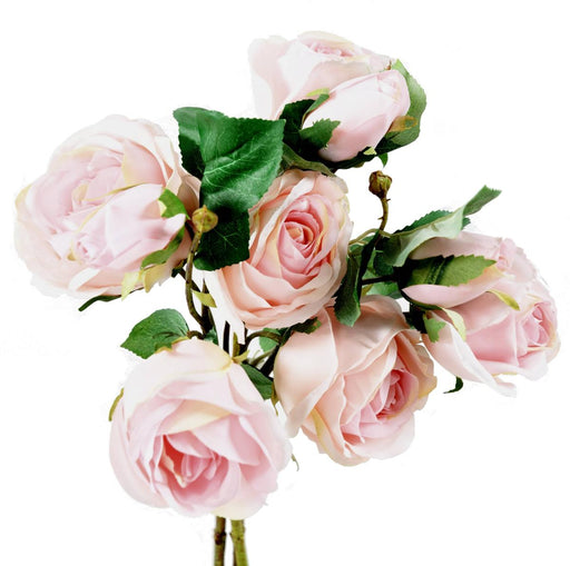 Kunstig Rosenbuket 6 Blomster 45 Cm Interiørdekoration