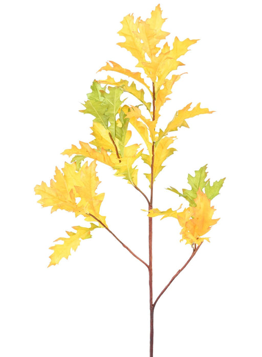 Kunstig Amerikansk Eg Gren 110Cm Gul