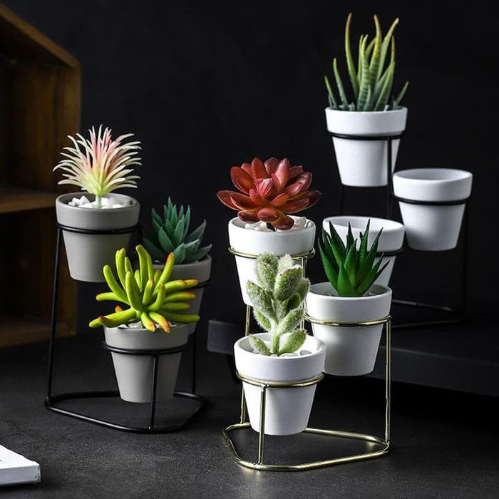 Truo Grå Piedestal Plantekasse