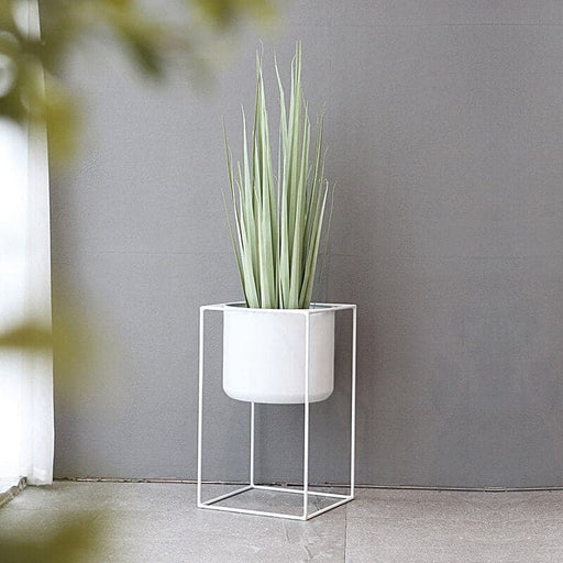 Cuadrado Sort Stående Plantepotte