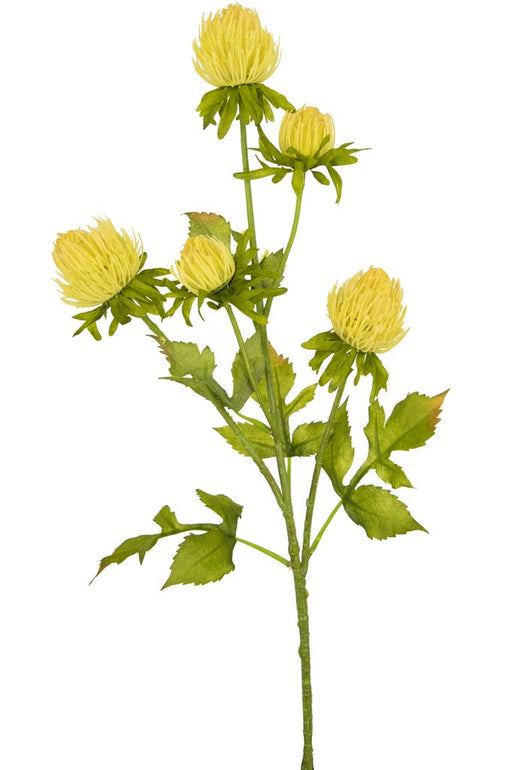 Tidsel - Kunstig Blomstrende Gren