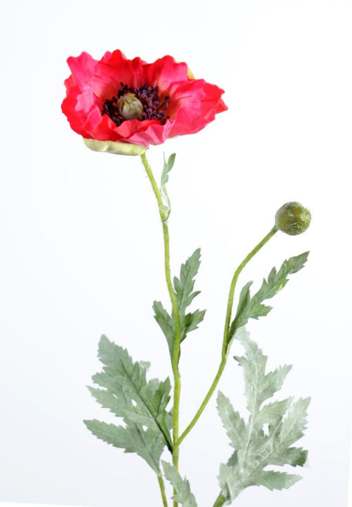 Kunstig Valmue Fuchsia 66 Cm Landeblomst