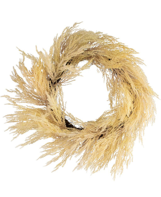 Beige Pampas Crown - Kunstigt Løv