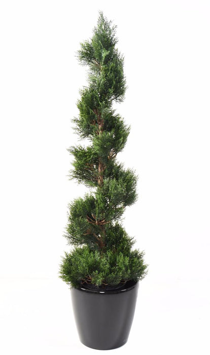 Kunstig Spiral Cypres Til Have 150 Cm Grøn