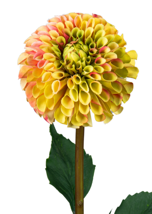 Gul Kunstig Dahlia Stilk 96 Cm Dekorative Blomster