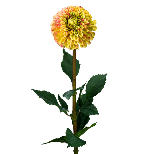 Gul Kunstig Dahlia Stilk 96 Cm Dekorative Blomster