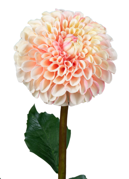 Kunstig Dahlia Stængel 96 Cm Creme Pink Dekorative Blomster