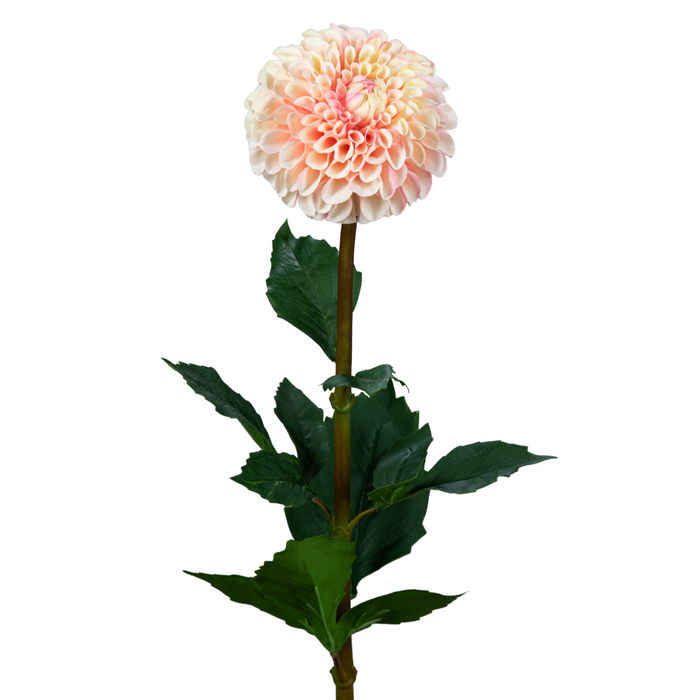 Kunstig Dahlia Stængel 96 Cm Creme Pink Dekorative Blomster