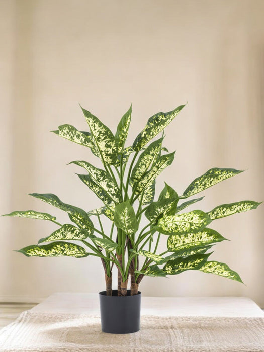 Dieffenbachia - Kunstig Grøn Plante