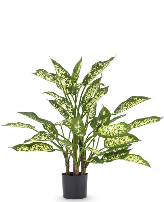 Dieffenbachia - Kunstig Grøn Plante