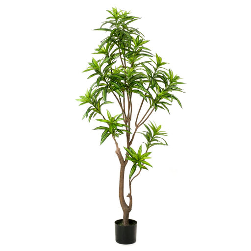 Smaragd Kunstigt Dracaena Træ 155 Cm Grøn