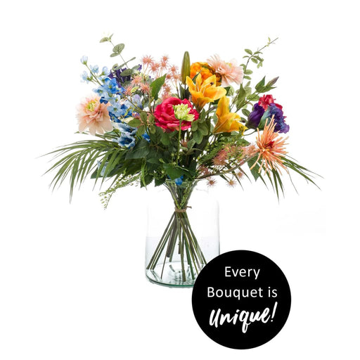 Smaragd Kunstig Buket Ret Kraftfuld