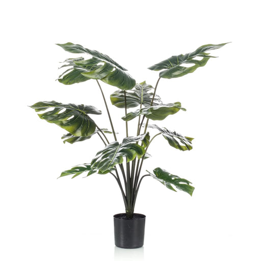 Smaragd Kunstig Monstera Plante 98 Cm I Potte