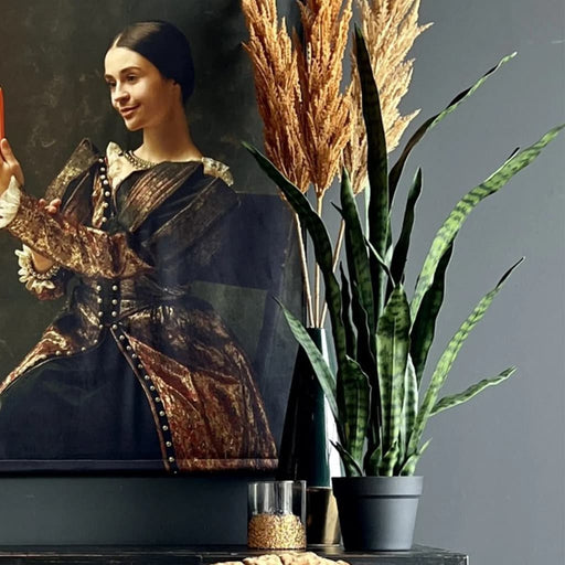 Emerald Kunstig Sanseveria Plante I Potte 84 Cm