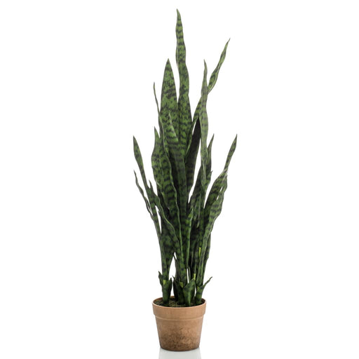 Emerald Kunstig Sanseveria Plante I Potte 84 Cm