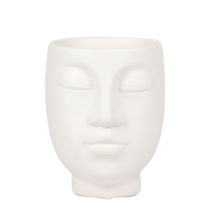 Face-2-Face Hvid Keramisk Gryde