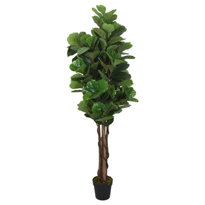 Kunstig Ficus Lyrata 96 Blade 80 Cm Grøn