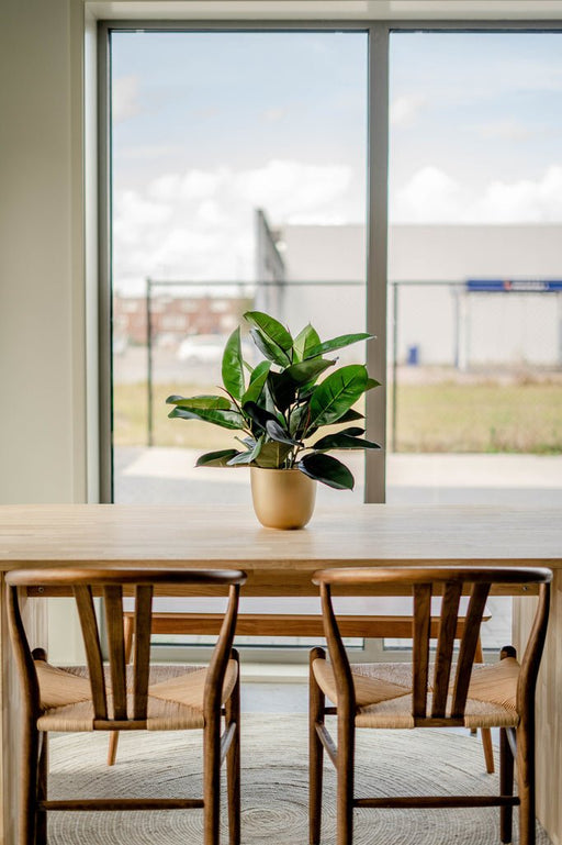 Ficus Elastica Rubber - Kunstig Grøn Plante