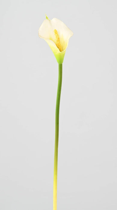 Kunstig Hvid Arumsblomst 44 Cm Til Indretning