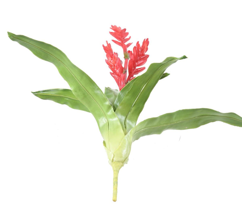 Kunstig Blomst Bromelia Rød 55Cm Dekoration