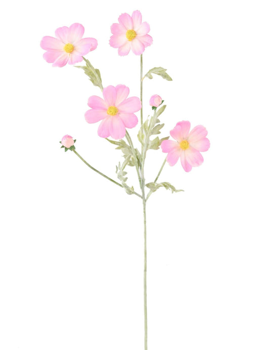 Kunstig Blomst Cosmos Pink H.62Cm Landbuket
