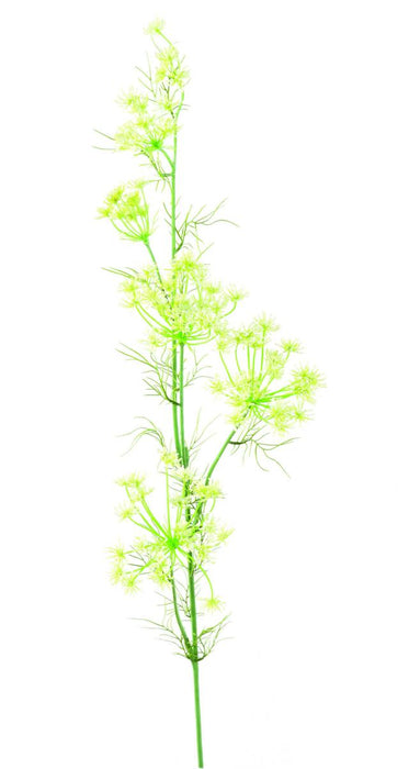 Kunstig Blomst Daucus Carota 120Cm Hvid Til Indendørs