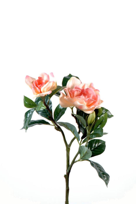 Kunstig Blomst Gardenia Peach 65 Cm Interiør Dekoration